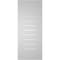 Ekena Millwork Vertical Surface Mount PVC Gable Vent: Functional, w/ 3-1/2"W x 1"P Standard Frame, 14"W x 34"H GVPVE14X3401SF - alternate 3